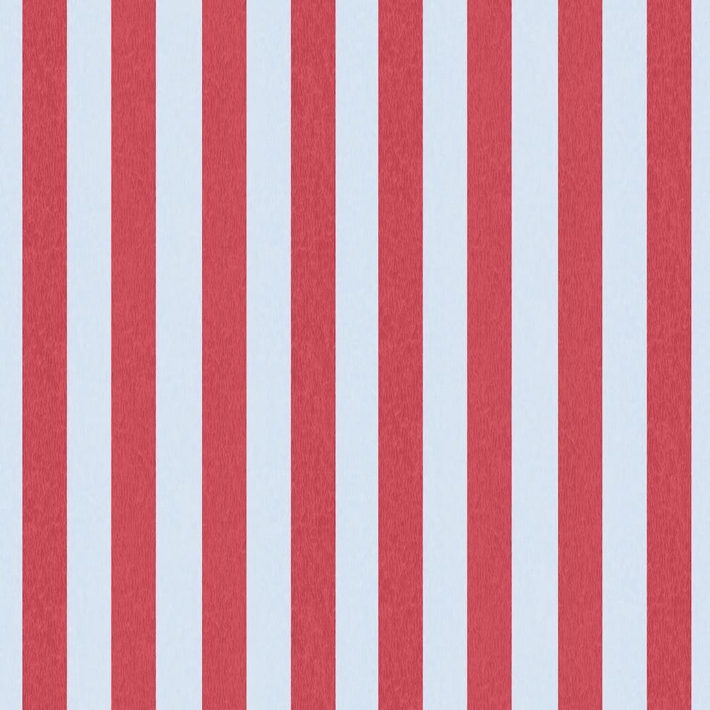 Woodchip & Magnolia Jockey Stripe Helter Skelter Red Wallpaper