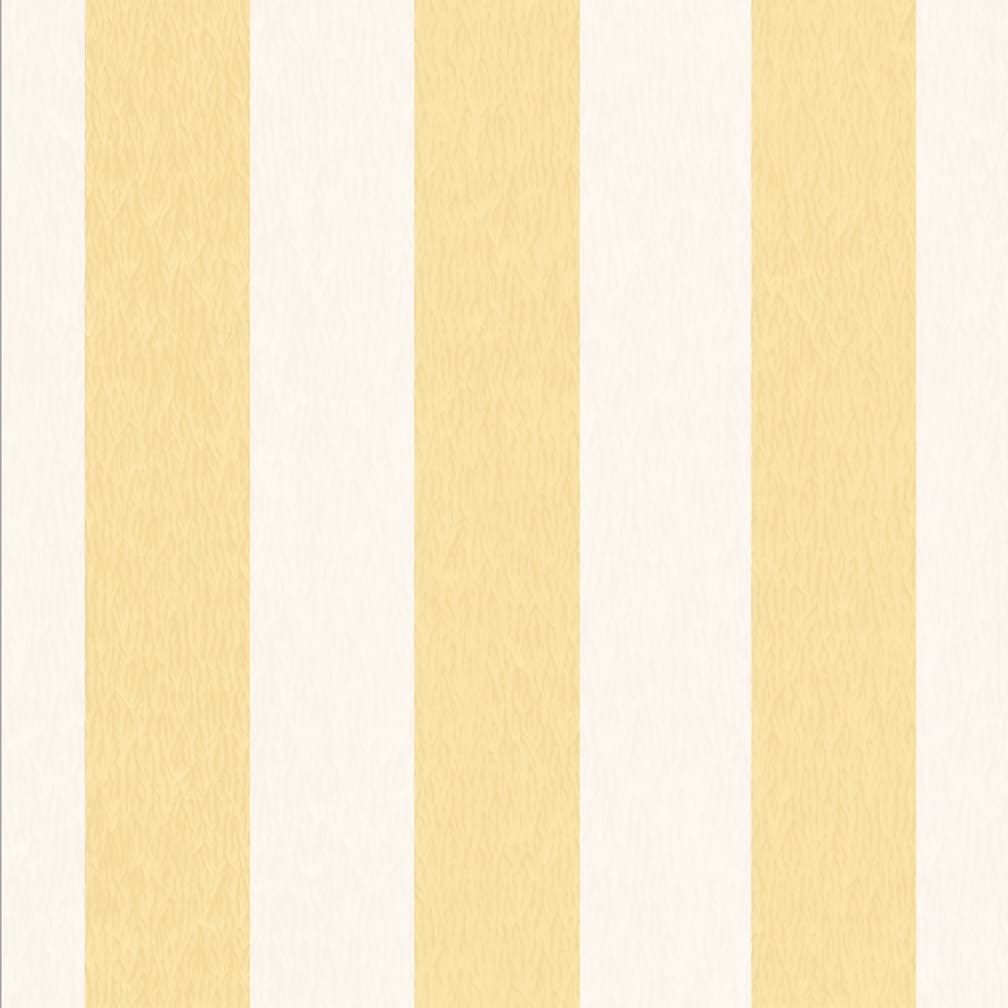 Woodchip & Magnolia Jockey Stripe Mellow Yellow Wallpaper