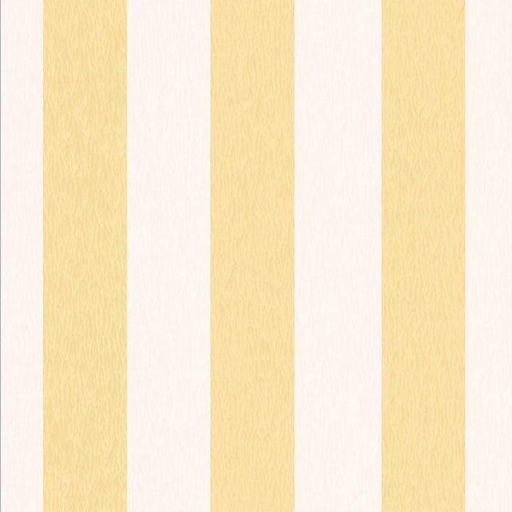 Woodchip & Magnolia Jockey Stripe Mellow Yellow Wallpaper