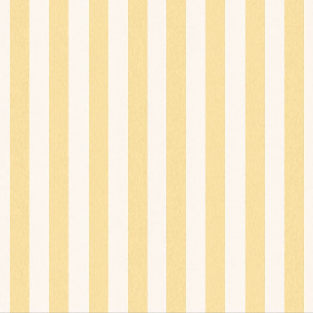 Woodchip & Magnolia Jockey Stripe Mellow Yellow Wallpaper
