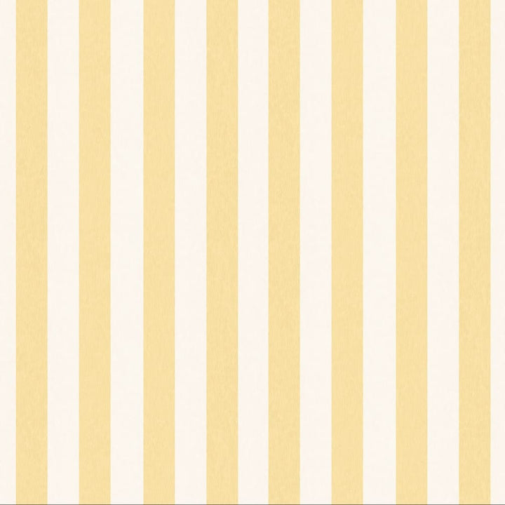 Woodchip & Magnolia Jockey Stripe Mellow Yellow Wallpaper