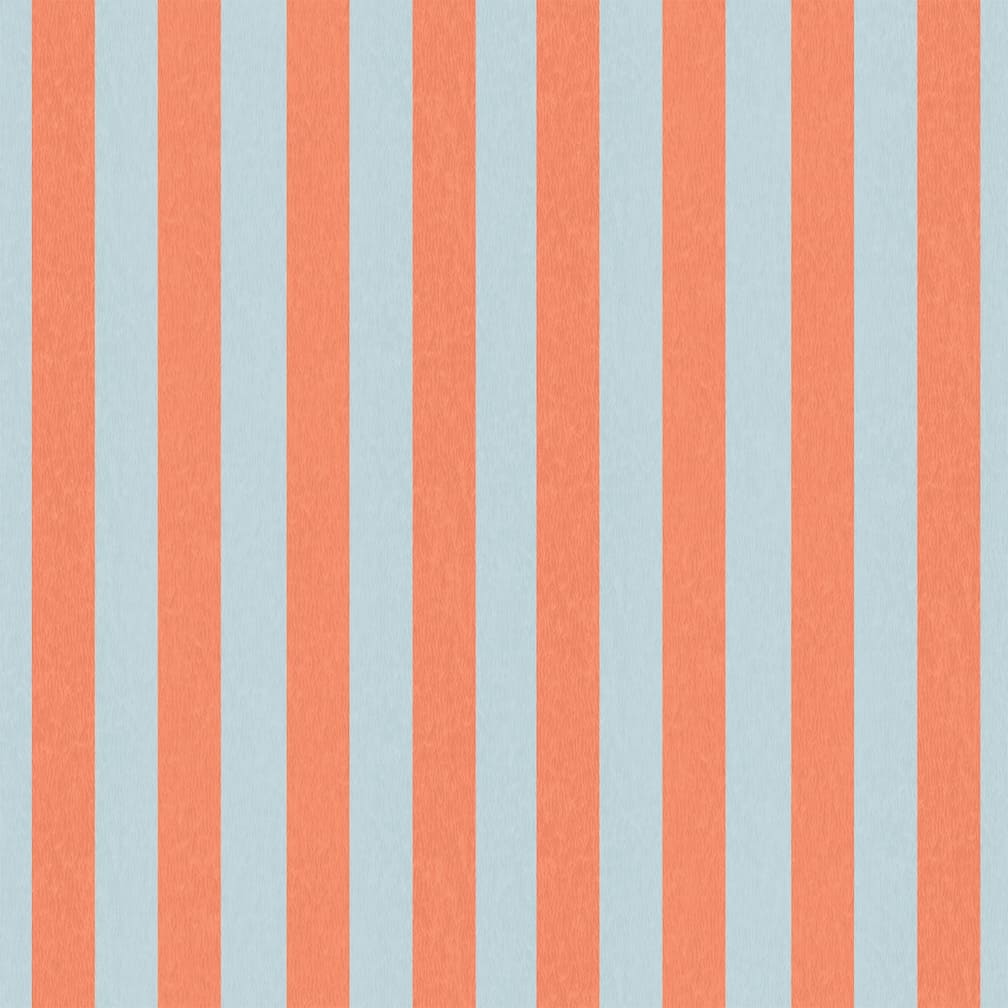 Woodchip & Magnolia Jockey Stripe Seville Wallpaper