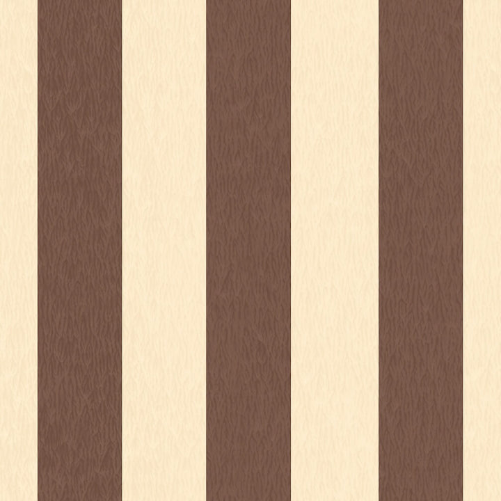 Woodchip & Magnolia Jockey Stripe Neapolitan Wallpaper
