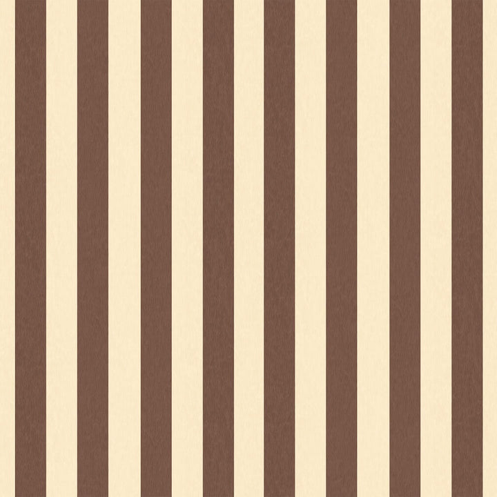 Woodchip & Magnolia Jockey Stripe Neapolitan Wallpaper