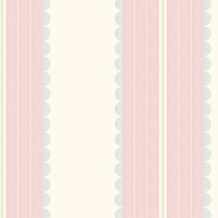 Woodchip & Magnolia Pin Up Stripe Pastel Pink Wallpaper