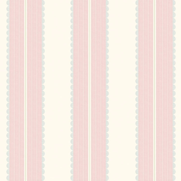 Woodchip & Magnolia Pin Up Stripe Pastel Pink Wallpaper