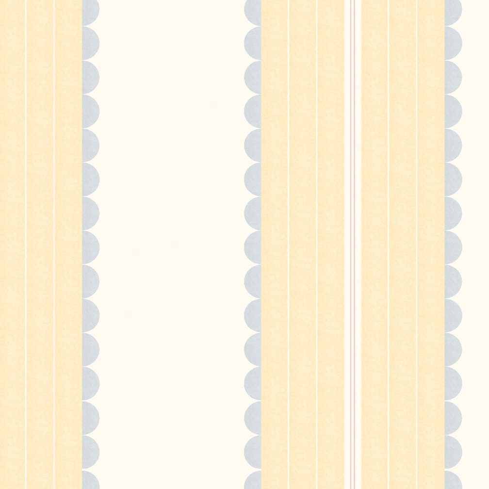 Woodchip & Magnolia Pin Up Stripe Soft Yellow Wallpaper