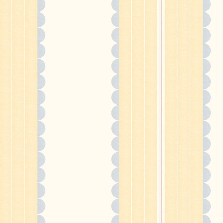Woodchip & Magnolia Pin Up Stripe Soft Yellow Wallpaper