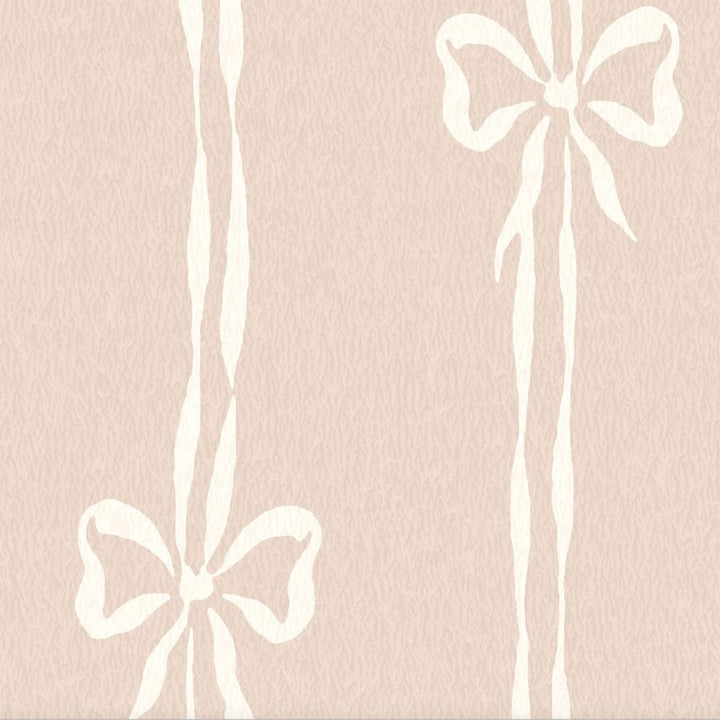 Woodchip & Magnolia Bow Peep Plaster Pink Wallpaper