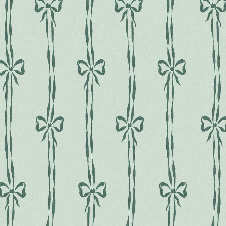 Woodchip & Magnolia Bow Peep Pistachio Wallpaper