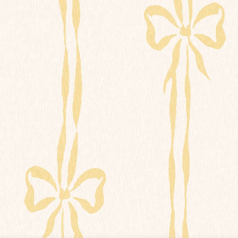 Woodchip & Magnolia Bow Peep Buttercup Wallpaper
