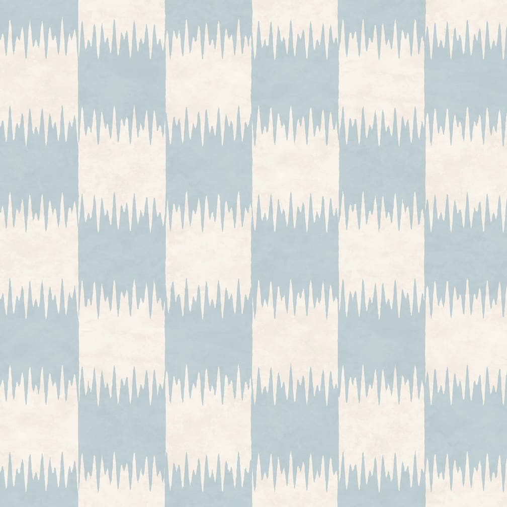 Woodchip & Magnolia Checkmate Powder Blue Wallpaper