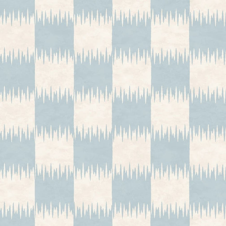 Woodchip & Magnolia Checkmate Powder Blue Wallpaper