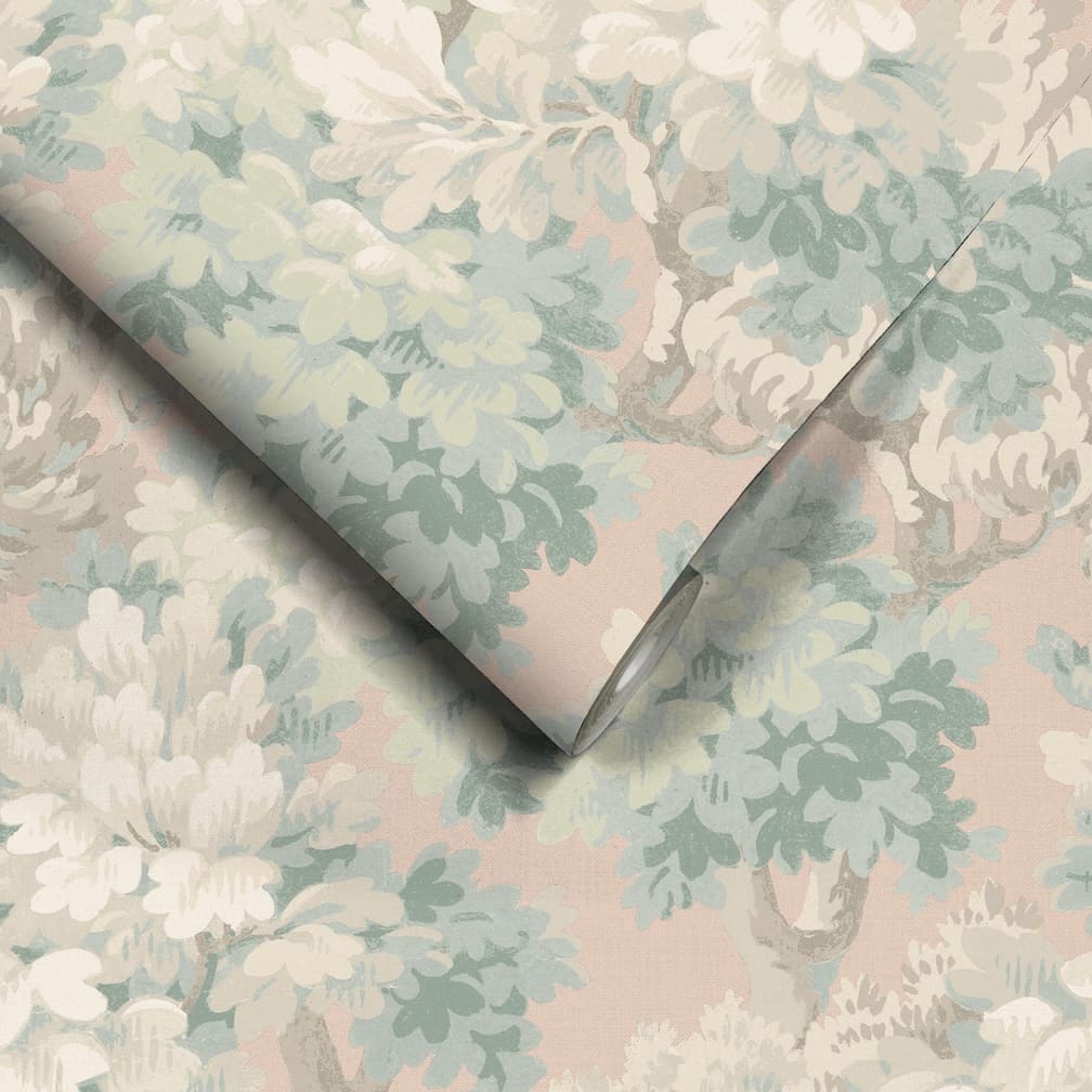 Woodchip & Magnolia Ennerdale Rustic Rose Wallpaper