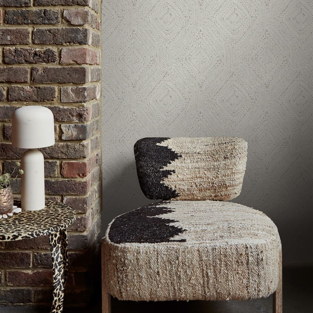 Abigail Ahern Artisan Weave Cream Wallpaper - 140086
