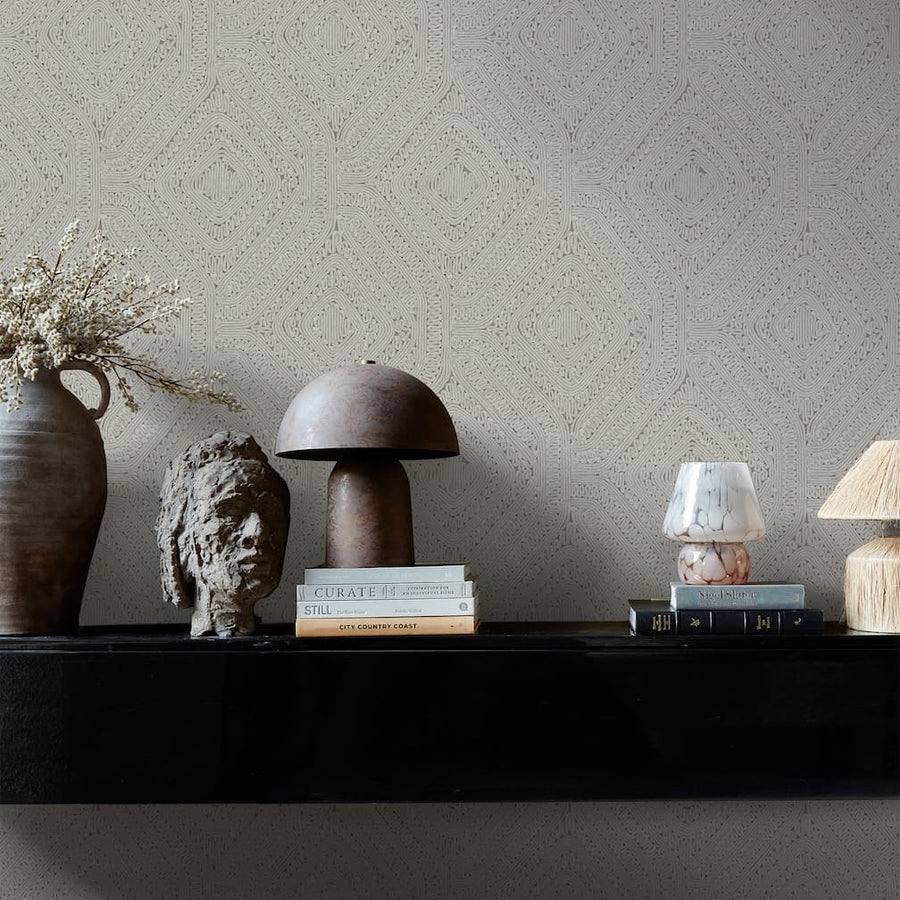 Abigail Ahern Artisan Weave Cream Wallpaper - 140086
