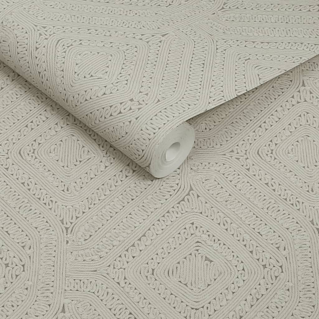 Abigail Ahern Artisan Weave Cream Wallpaper - 140086