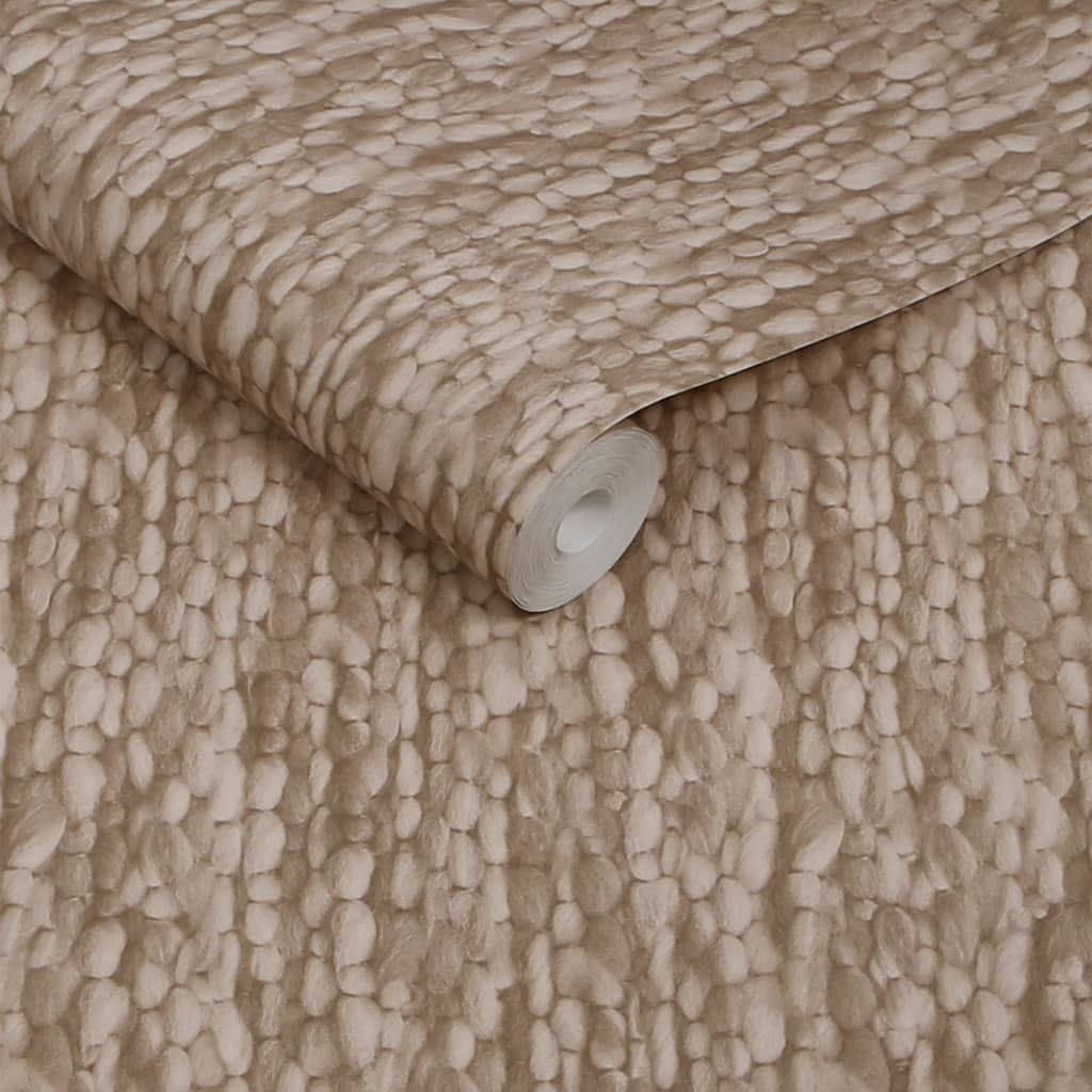 Abigail Ahern Heirloom Knit Baked Beige Wallpaper - 140082