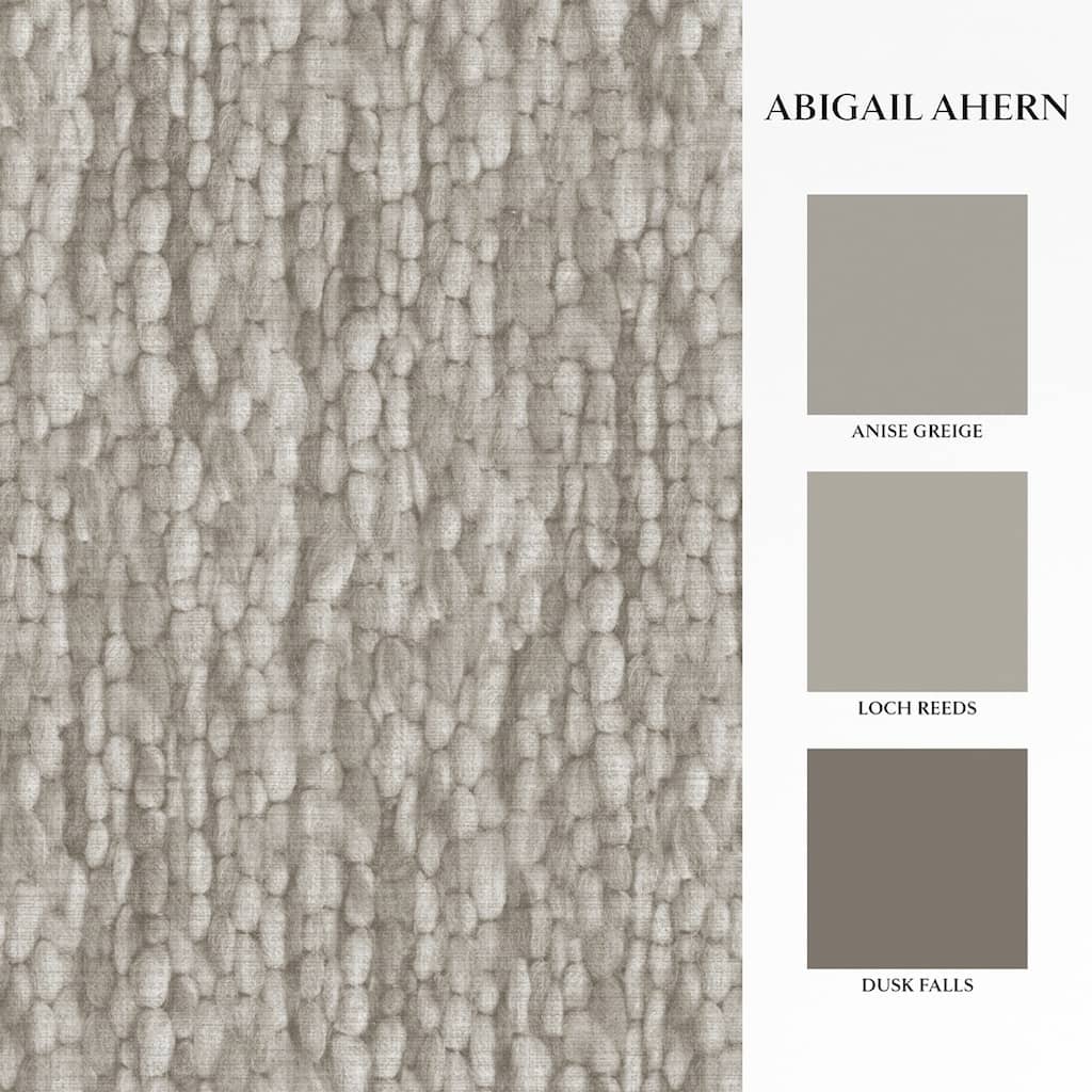 Abigail Ahern Heirloom Knit Greige Wallpaper - 140083