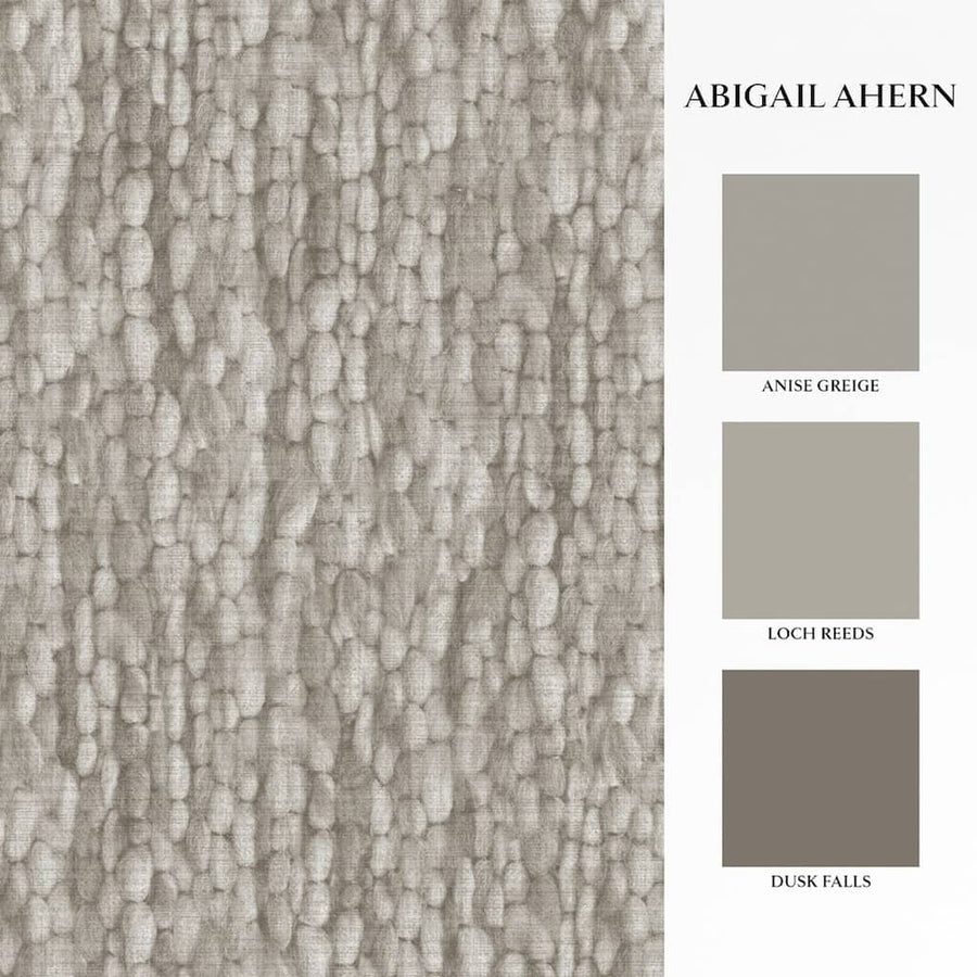 Abigail Ahern Heirloom Knit Greige Wallpaper - 140083