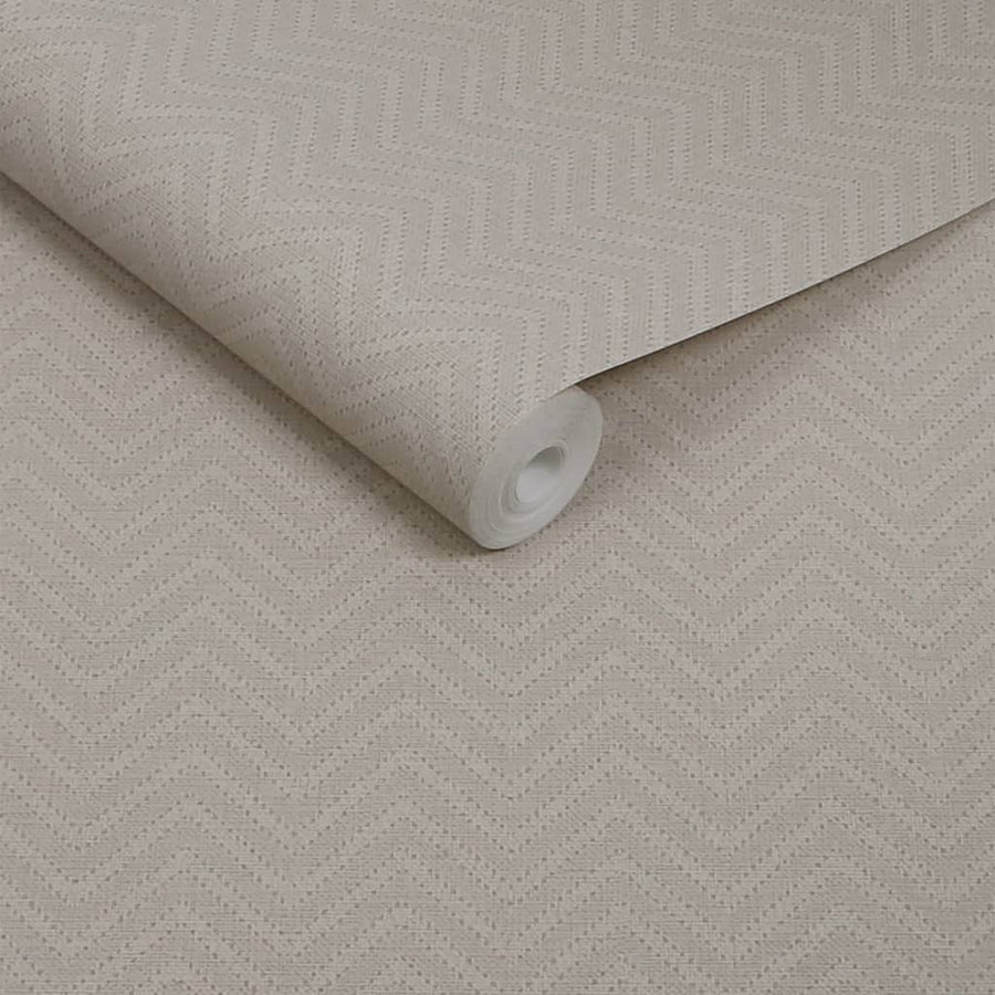 Abigail Ahern Herringbone Weave Pebble Wallpaper - 140088