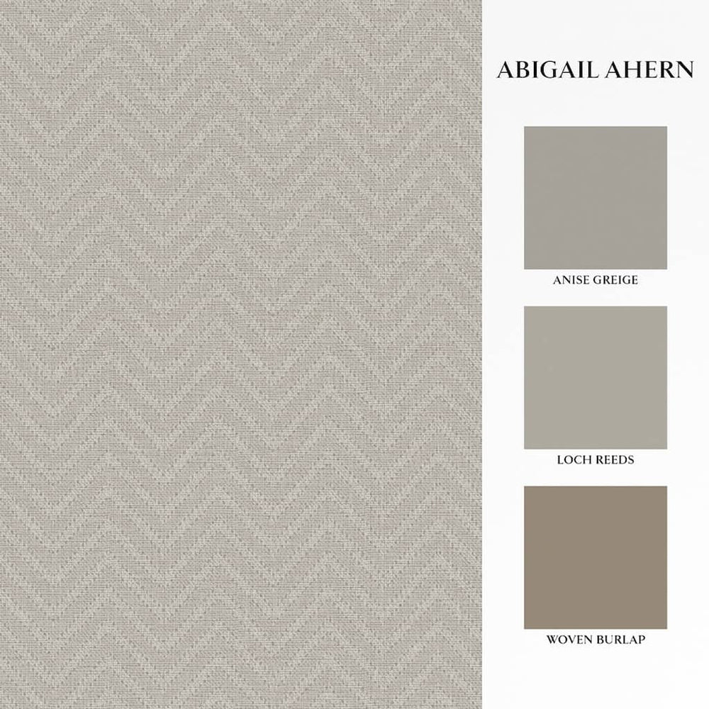 Abigail Ahern Herringbone Weave Pebble Wallpaper - 140088