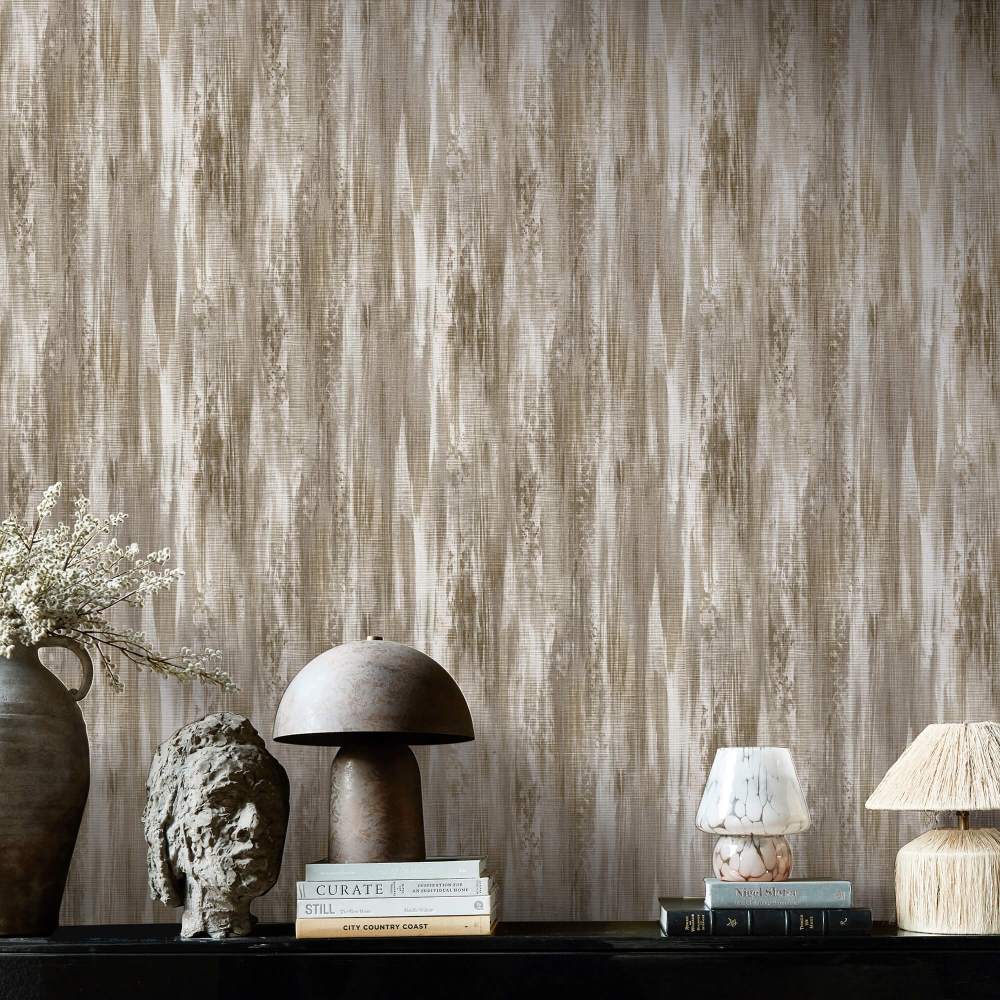 Abigail Ahern Wanderlust Oyster Wallpaper - 140104
