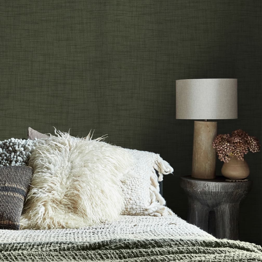 Abigail Ahern Weathered Linen Garden Wallpaper - 140079