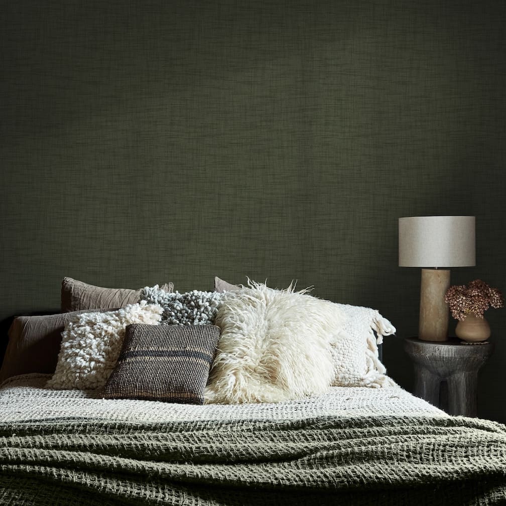 Abigail Ahern Weathered Linen Garden Wallpaper - 140079