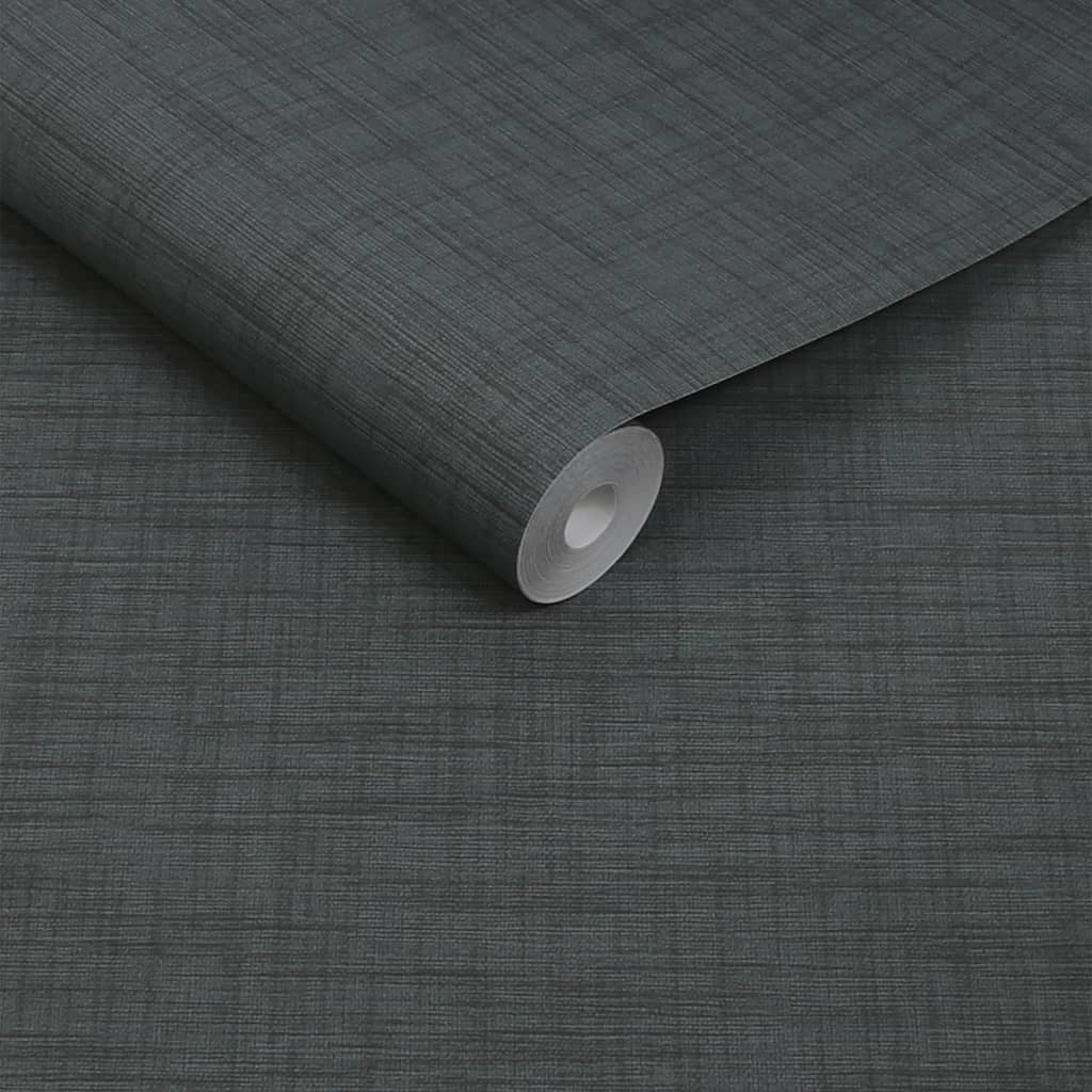 Abigail Ahern Weathered Linen Midnight Wallpaper - 140075
