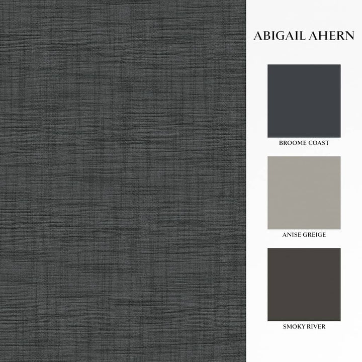Abigail Ahern Weathered Linen Midnight Wallpaper - 140075