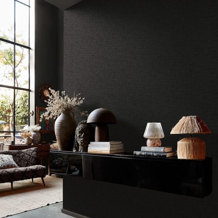 Abigail Ahern Weathered Linen Tattoo Wallpaper - 140080