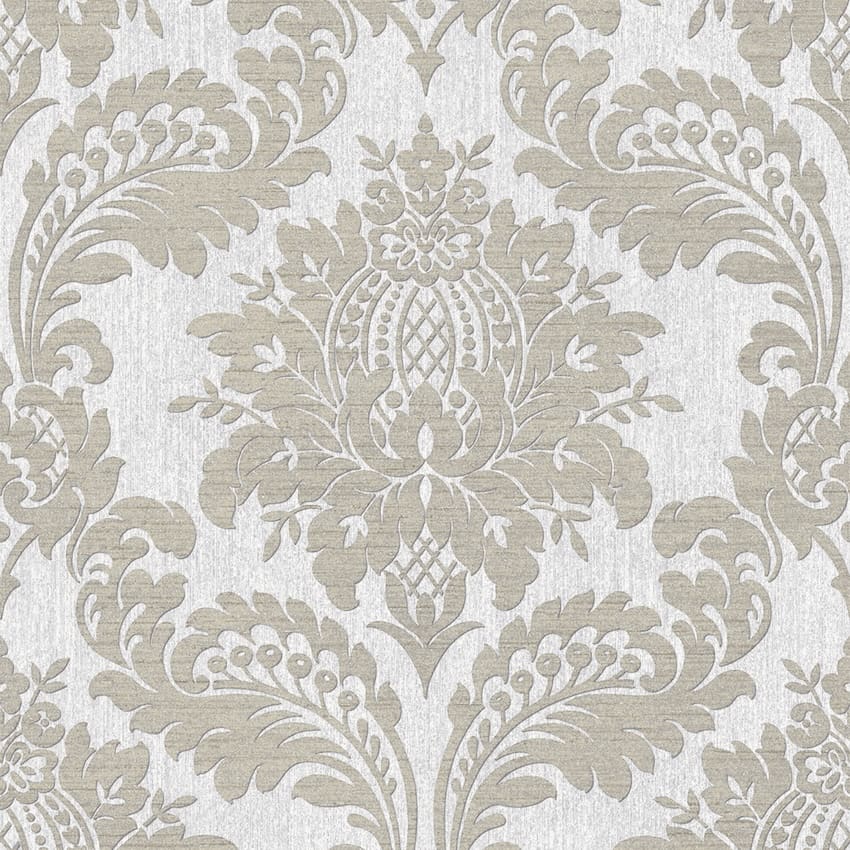 - Archive Damask Grey Wallpaper - 119972 - Decor Warehouse