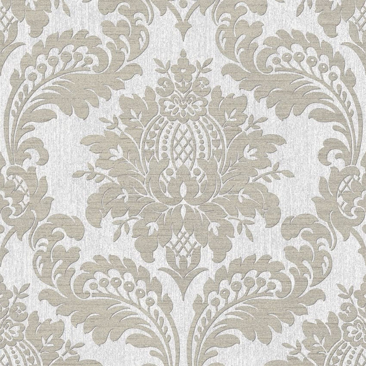 - Archive Damask Grey Wallpaper - 119972 - Decor Warehouse