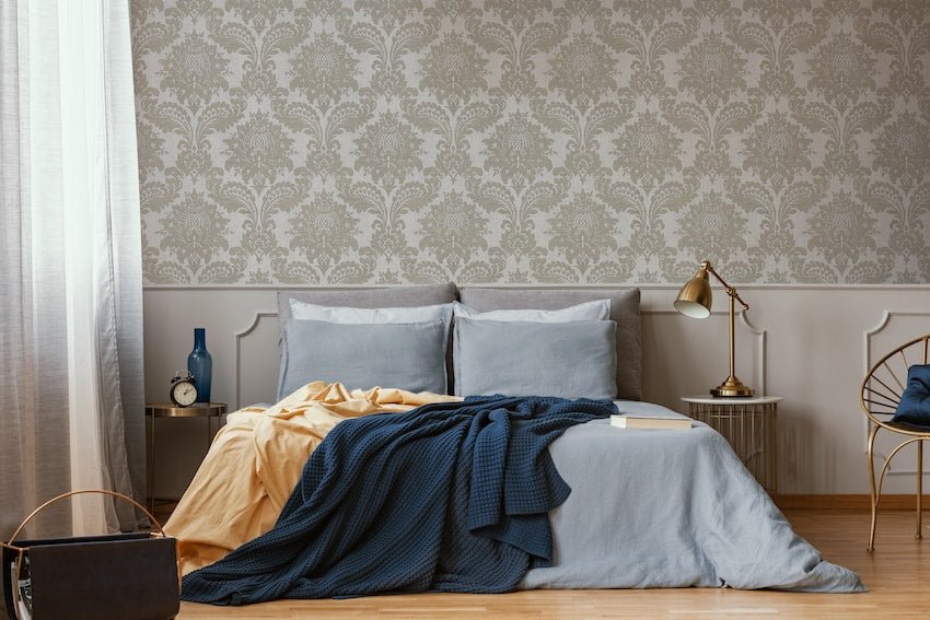 119972-Graham & Brown-Archive Damask Grey Wallpaper-Decor Warehouse