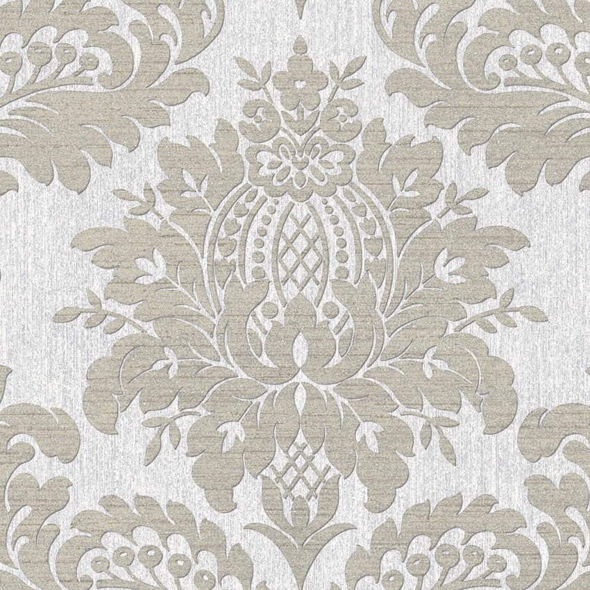 119972-Graham & Brown-Archive Damask Grey Wallpaper-Decor Warehouse