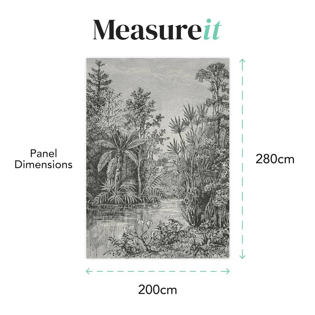 125567FXST - Graham & Brown - Art for the Home Archive Jungle Mural - Decor Warehouse