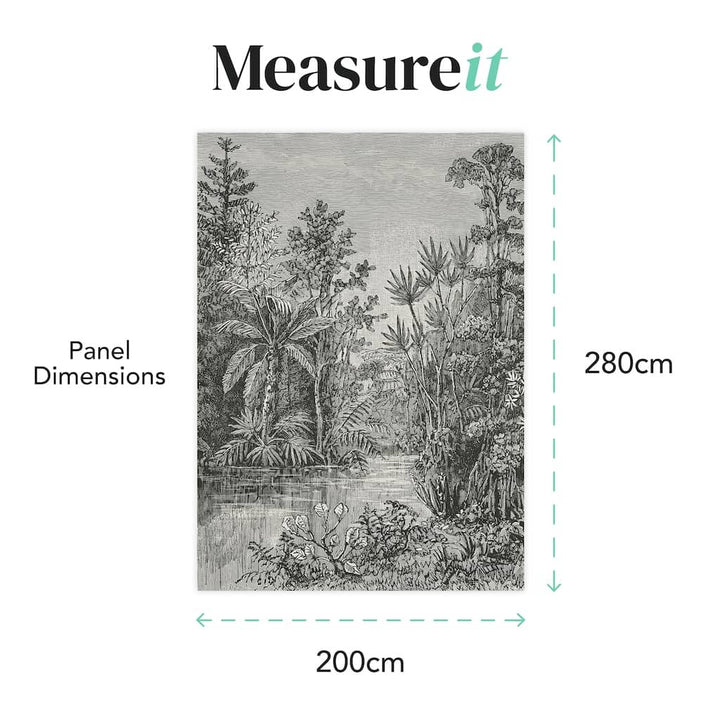 125567FXST - Graham & Brown - Art for the Home Archive Jungle Mural - Decor Warehouse