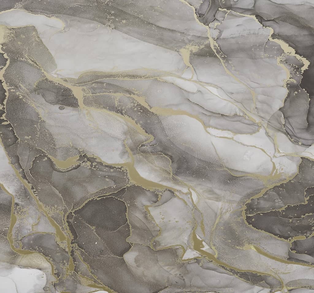 125594FXST - Graham & Brown - Art for the Home Marble White Gold Mural - Decor Warehouse