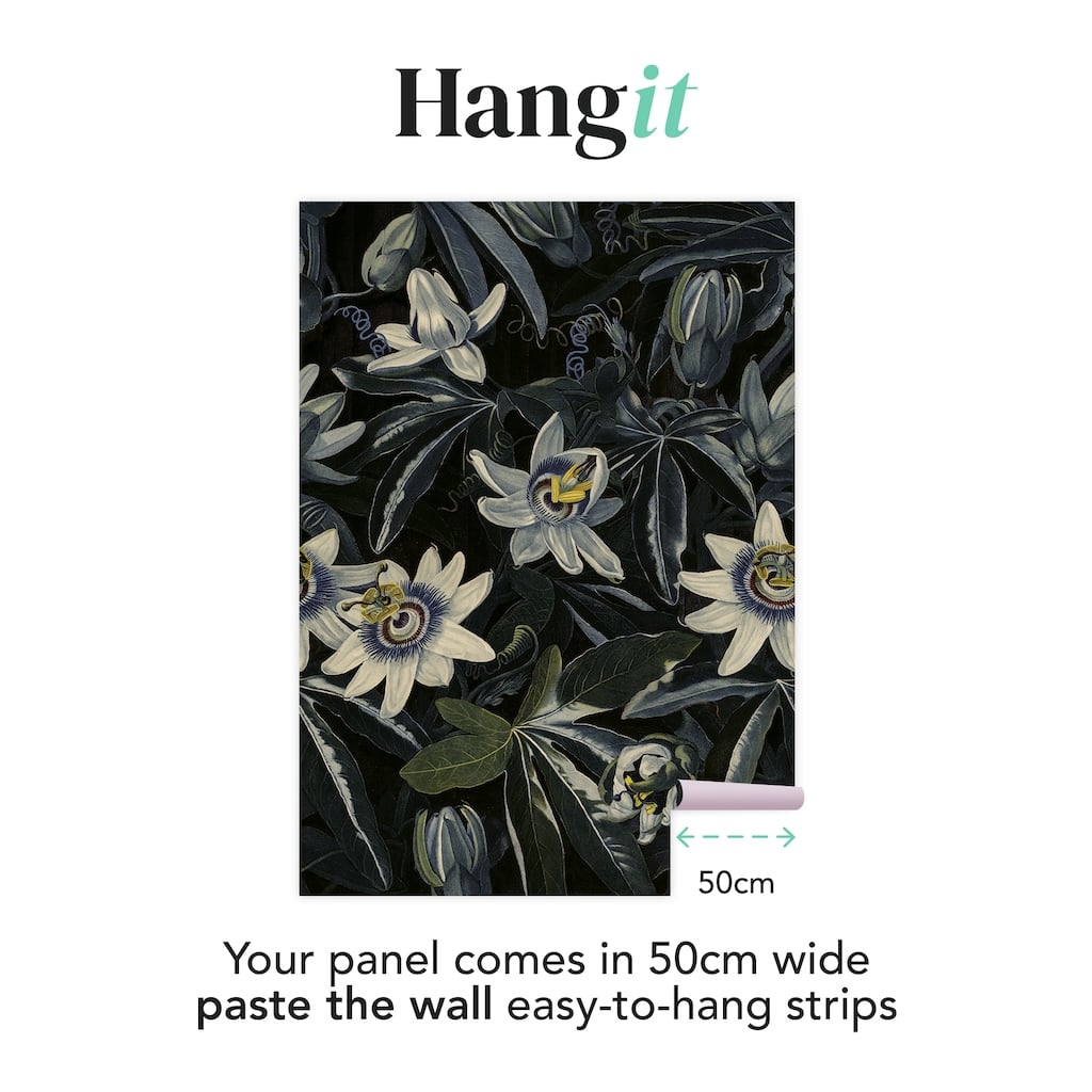 125558FXST - Graham & Brown - Art for the Home Midnight Flora Mural - Decor Warehouse