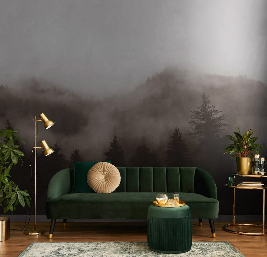  - Art for the Home Misty Landscape Neutral Mural - 125720FXST - Decor Warehouse