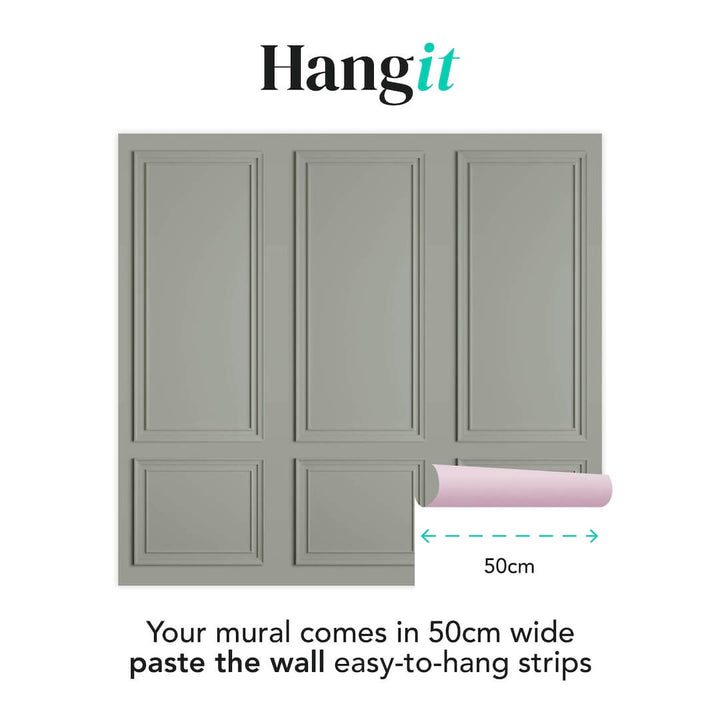  - Art for the Home Stately Panel Grey Mural - 127106FXST - Decor Warehouse