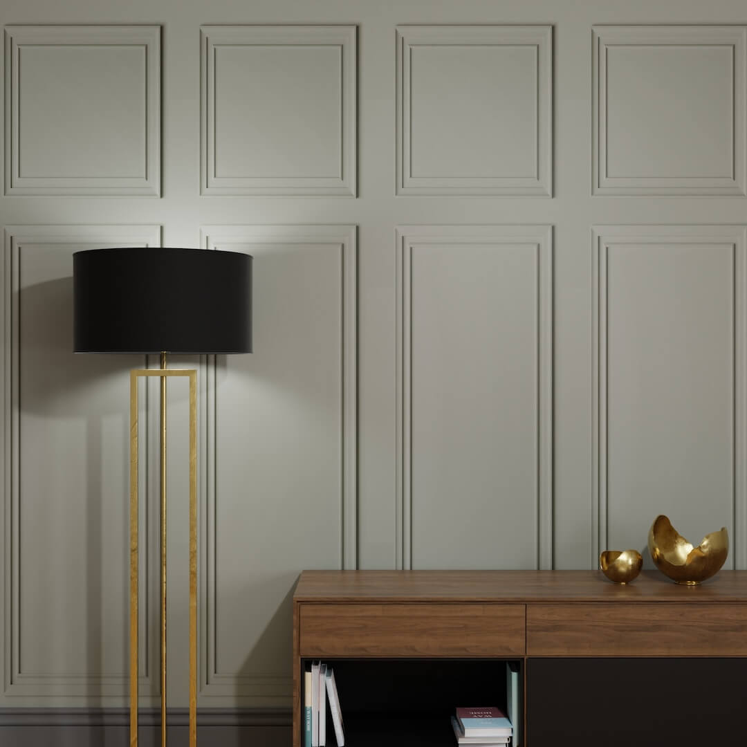 - Art for the Home Stately Panel Grey Mural - 127106FXST - Decor Warehouse