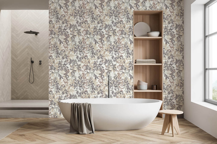  - Arthouse Botanical Leaves Natural Wallpaper - 924600 - Decor Warehouse