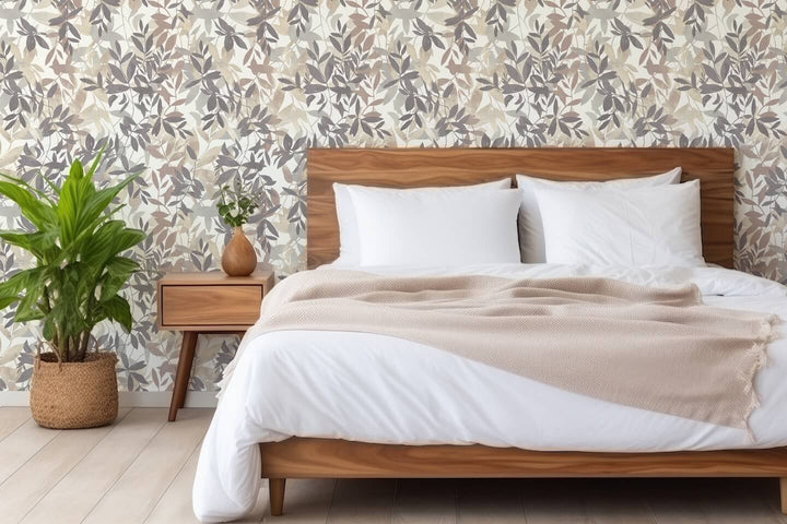 924600 - Arthouse - Arthouse Botanical Leaves Natural Wallpaper - Decor Warehouse
