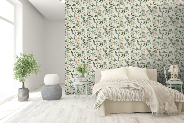  - Arthouse Bumblebee Trail Cream Wallpaper - 925502 - Decor Warehouse