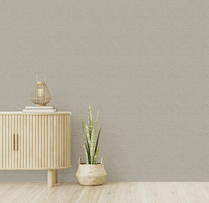  - Arthouse Calico Plain Neutral Wallpaper - 921203 - Decor Warehouse