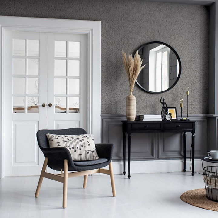  - Arthouse Cosy Texture Charcoal Wallpaper - 925600 - Decor Warehouse