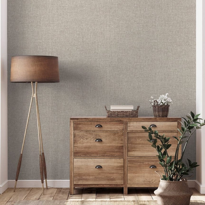 - Arthouse Country Plain Taupe Wallpaper - 295003 - Decor Warehouse