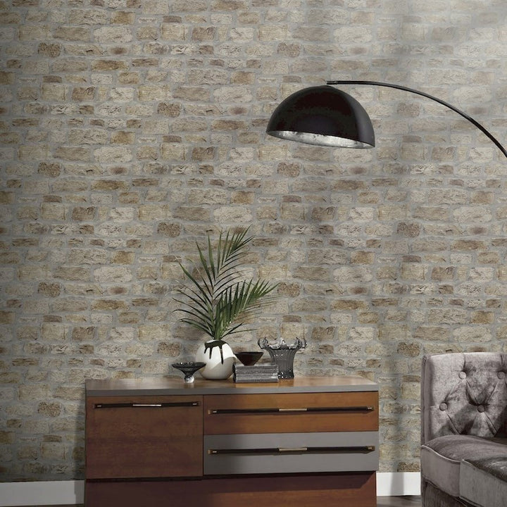  - Arthouse Country Stone Wallpaper - 696500 - Decor Warehouse